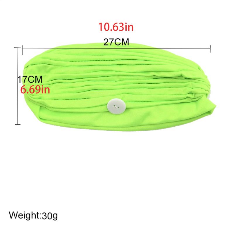 Mũ Trùm Đầu Bandana Màu Trơn Dạ Quang Nút Thắt Nơ Kèm Giá Đỡ Mặt Chống Nhìn Trộm Kiểu Thể Thao Cho Nữ