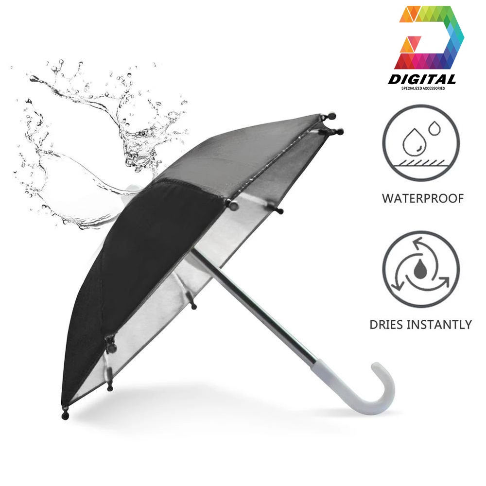 Ô Dù Mini Chống Nước Che Mưa Nắng Cho Điện Thoại