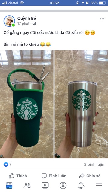 CỐC GIỮ NHIỆT THÁI LAN 900ML(Đủ bộ TÚI ĐỰNG VÀ ỐNG HÚT +CỌ