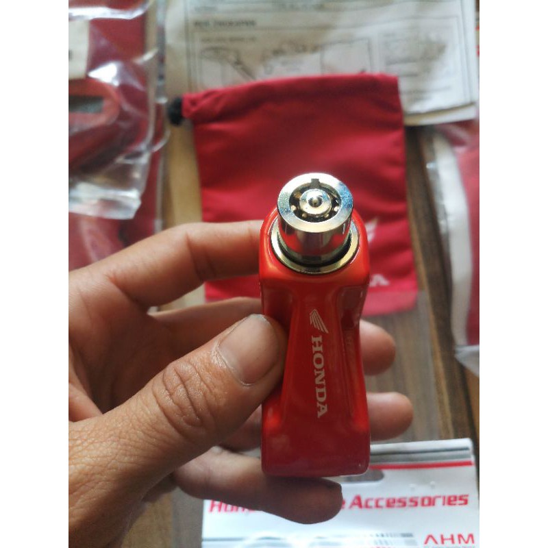 Bộ khoá đĩa Honda sử dụng cho tất cả các loại xe máy " chính hãng"