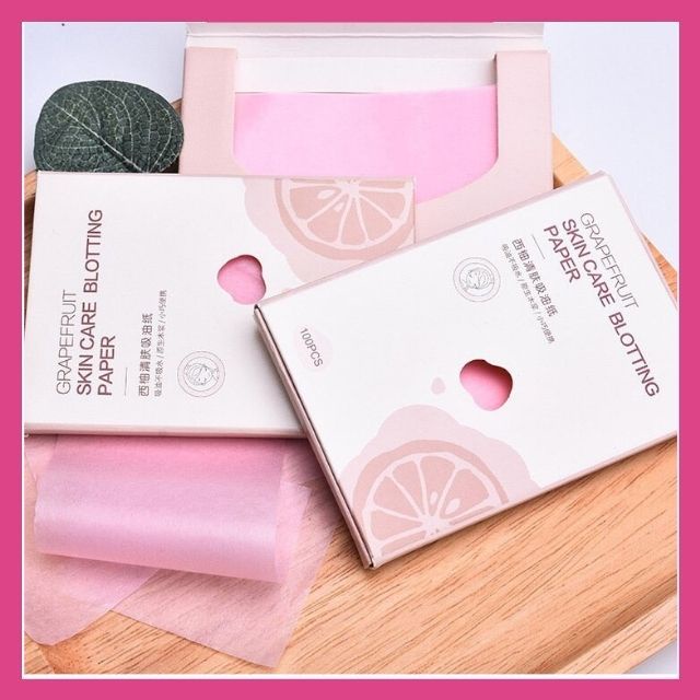 Giấy thấm dầu hộp 100 tờ tiện lợi, Giấy thấm dầu làm sạch lỗ chân lông tự nhiên giúp ngăn ngừa mụn. | BigBuy360 - bigbuy360.vn