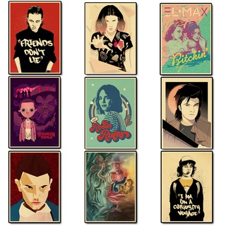 Poster Phim Stranger Things Phong Cách Retro