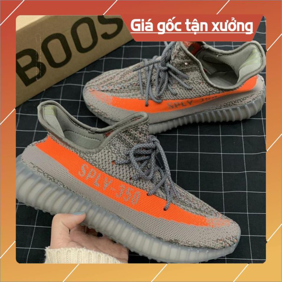 [Freeship+ Hàng Xịn] Giày Sneaker Yz350 Vạch Cam Fullbox