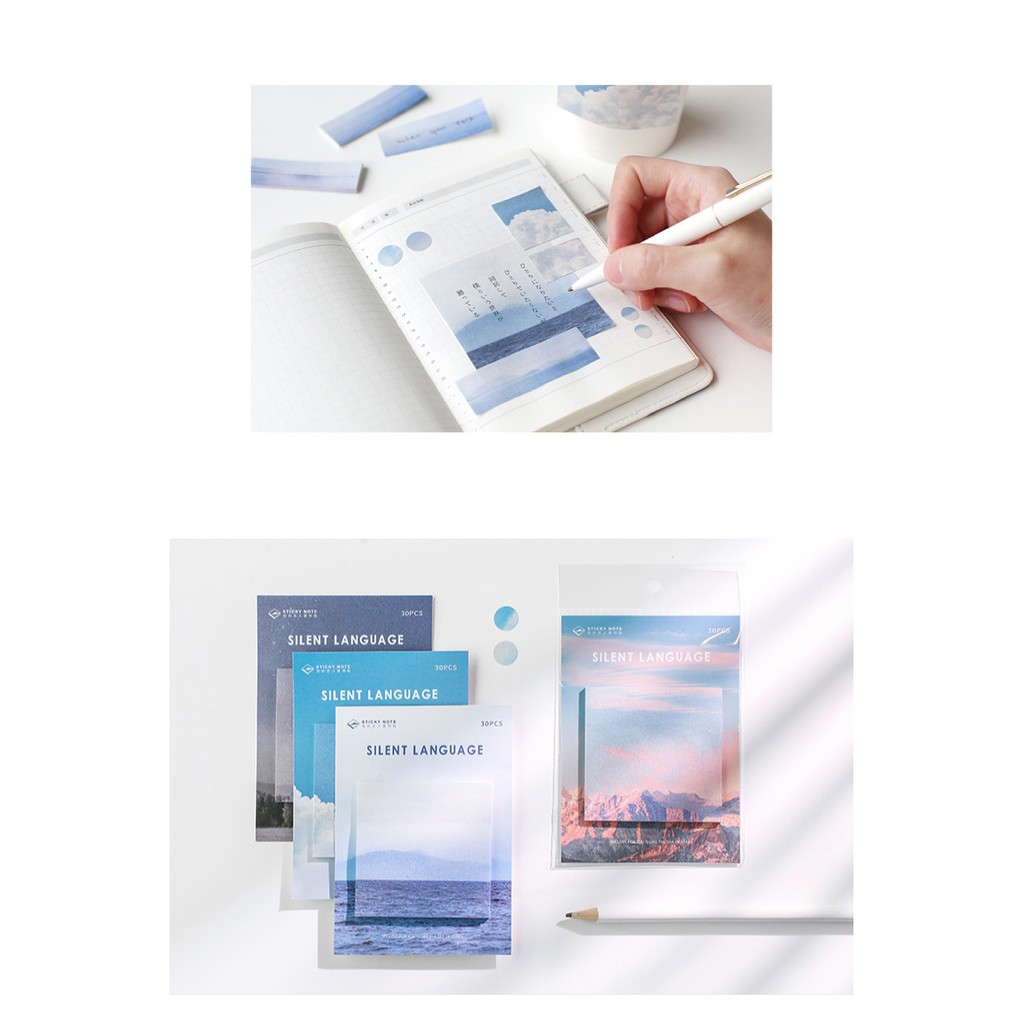Giấy note bầu trời