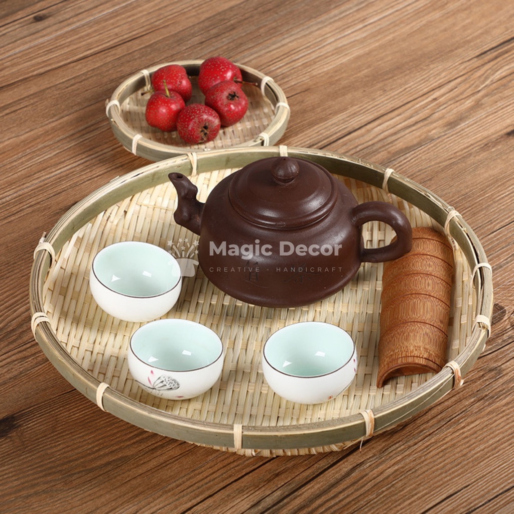 Mẹt Tre Thủ Công Size 15,18,20,25,30,35,40,45,50cm phục vụ nhà hàng, quán cafe