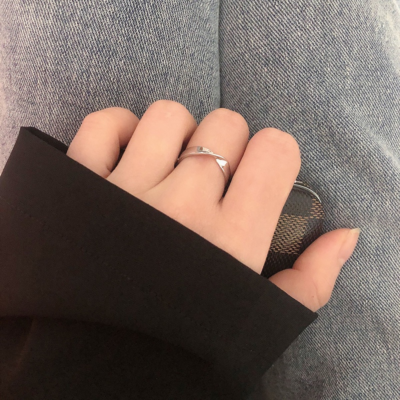 Nhẫn Nữ Mạ Bạc Dáng Xoắn Thời Trang Hàn Quốc R43