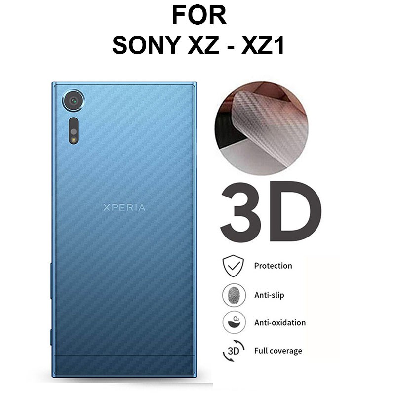 Miếng Dán Lưng Điện Thoại Bằng Sợi Carbon Chống Trầy Cho Sony Xperia Xz Xzs - Xz1