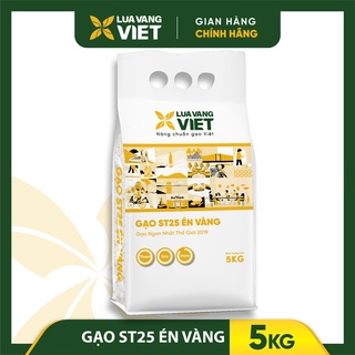 Gạo lúa vàng việt st25 én vàng túi 5kg
