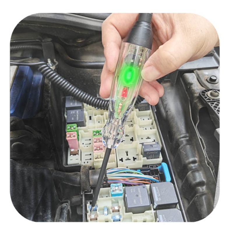 Bút Thử Điện Có Đèn LED Kỹ Thuật Số Chuyên Dụng Cho Xe Hơi / Xe Máy