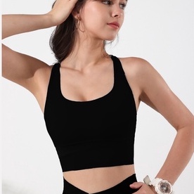 Áo bra thể thao Hoppe Fumeng wx165 có mút đệm ngực 2 màu thời trang cho nữ