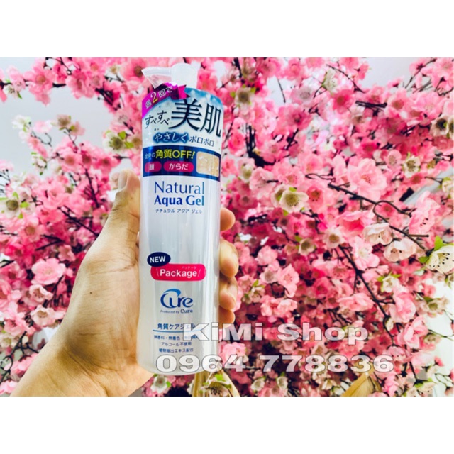 (MẪU MỚI NHẤT 2020) Gel tẩy tế bào chết Cure Natural Aqua 250g