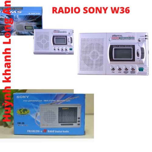 RADIO SONY SW- 36 NHỎ GỌN BỎ TÚI CHÍNH HÃNG