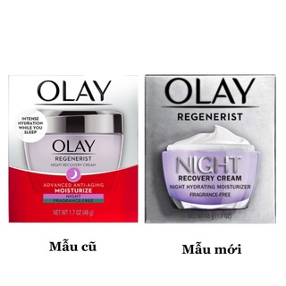 Kem Chống Lão Hóa PHỤC HỒI da ban đêm Olay Regenerist Night 48g