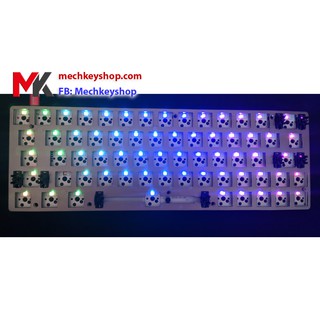 Bộ kit PCB/ Plate bàn phím cơ GK64s (Bluetooth, RGB, Hotswap, led gầm)