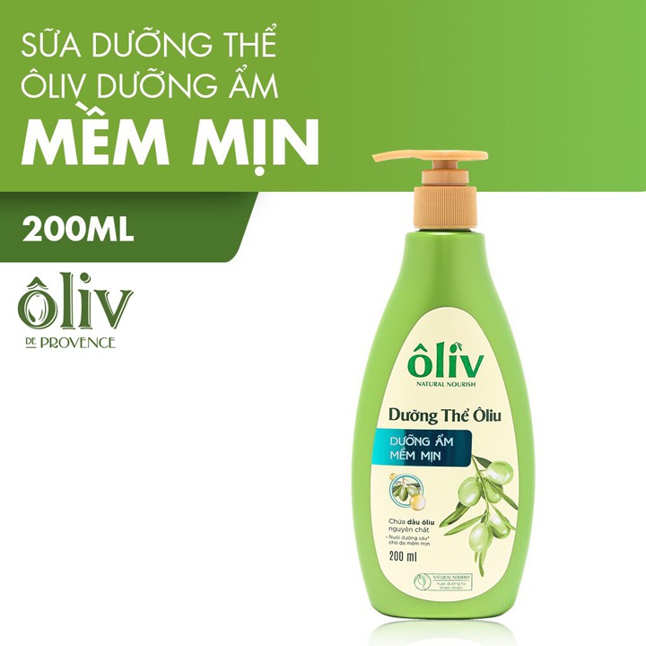 Sữa Dưỡng Thể Ôliv Dưỡng Ẩm Hương Oliu 200ml | BigBuy360 - bigbuy360.vn