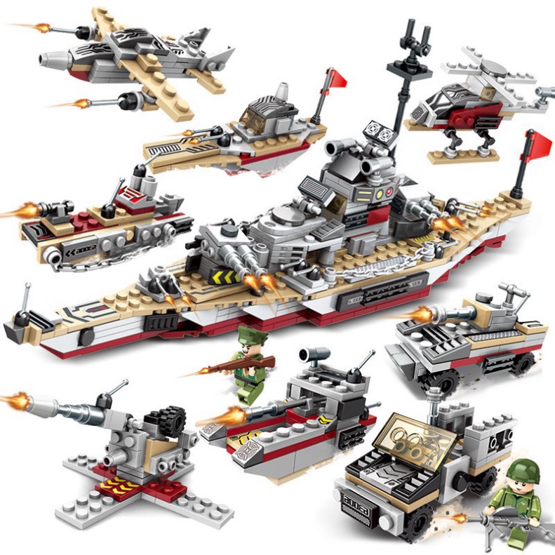 Đồ chơi lắp ráp Lego, Tàu Chiến 502 Chi Tiết 33 cách chơi