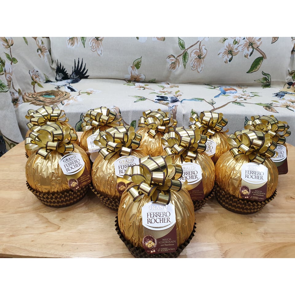 SOCOLA Ferrero Rocher quả cầu buộc nơ