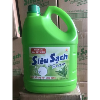  Nước rửa chén siêu sach trà 3.6kg