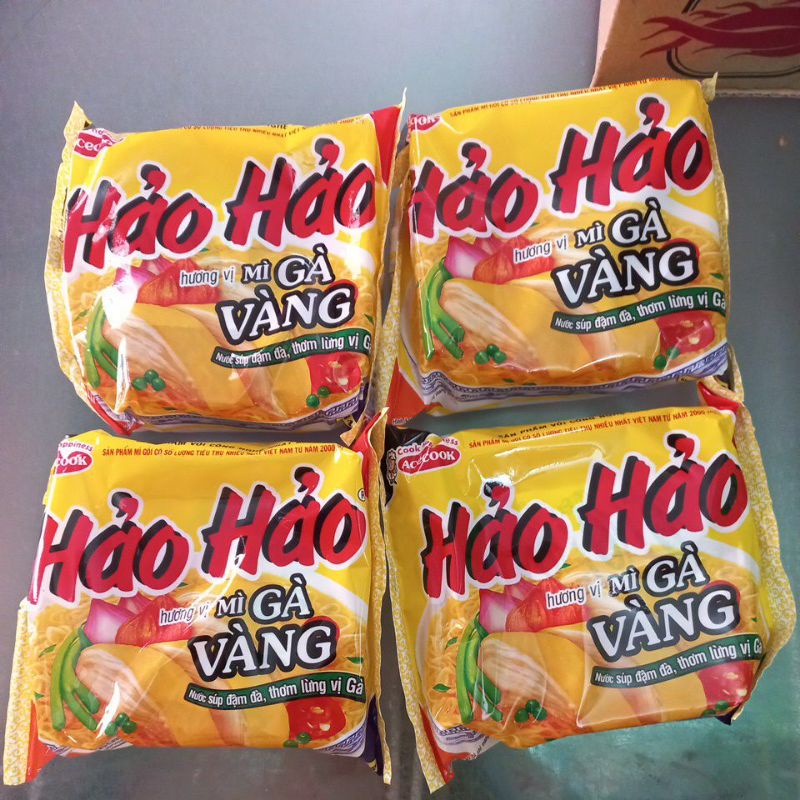 Combo 5 gói Mì tôm Hảo hảo gà vàng
