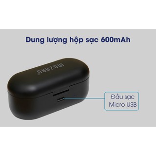 Tai nghe Bluetooth True Wireless Mozard DS635-WB Đen