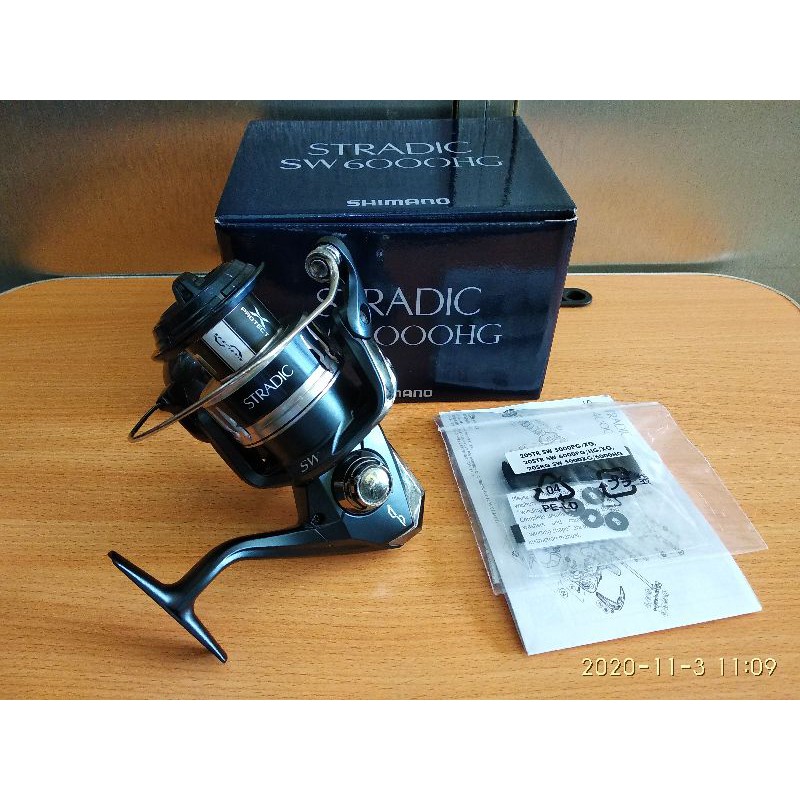 Máy Câu Cá Shimano 2020 Stradic SW 6000HG - Máy Đứng