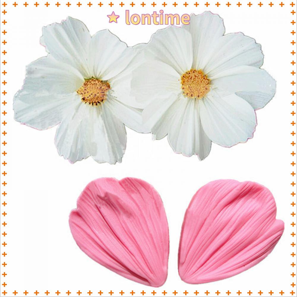 Khuôn silicone tạo hình cánh hoa cúc trang trí bánh DIY