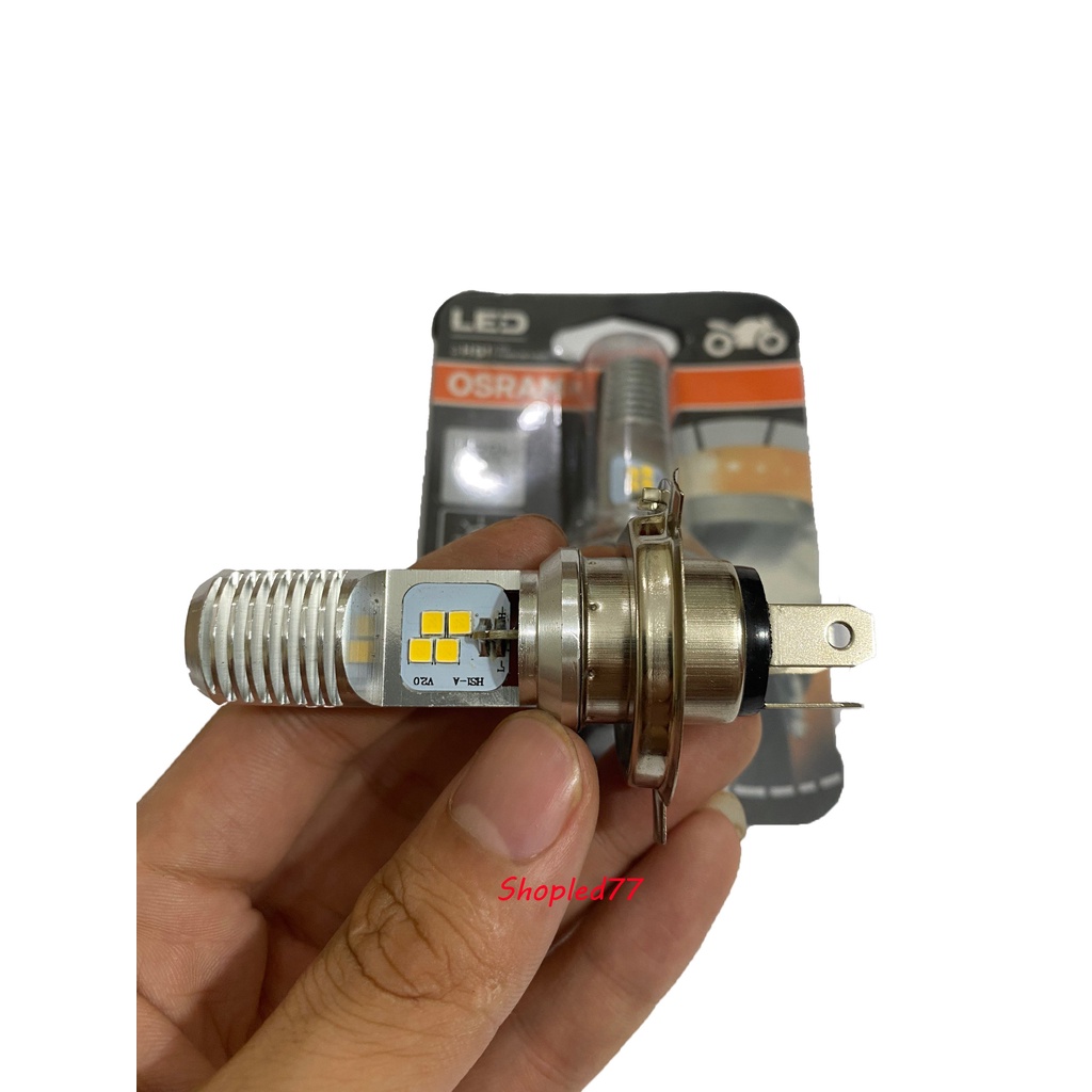 Đèn Led Pha Osram Chân H4 - Bảo Hành 1 Năm