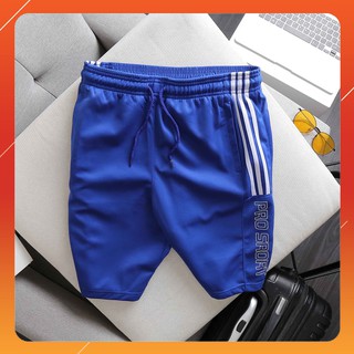 Quần Short Thể Thao Nam ☎️FREESHIP – HÀNG CHẤT☎️ Lưng Thun Có Dây Luồn Và Túi Khóa Kéo, Thun Lạnh Thể Thao 4 Chiều - STM