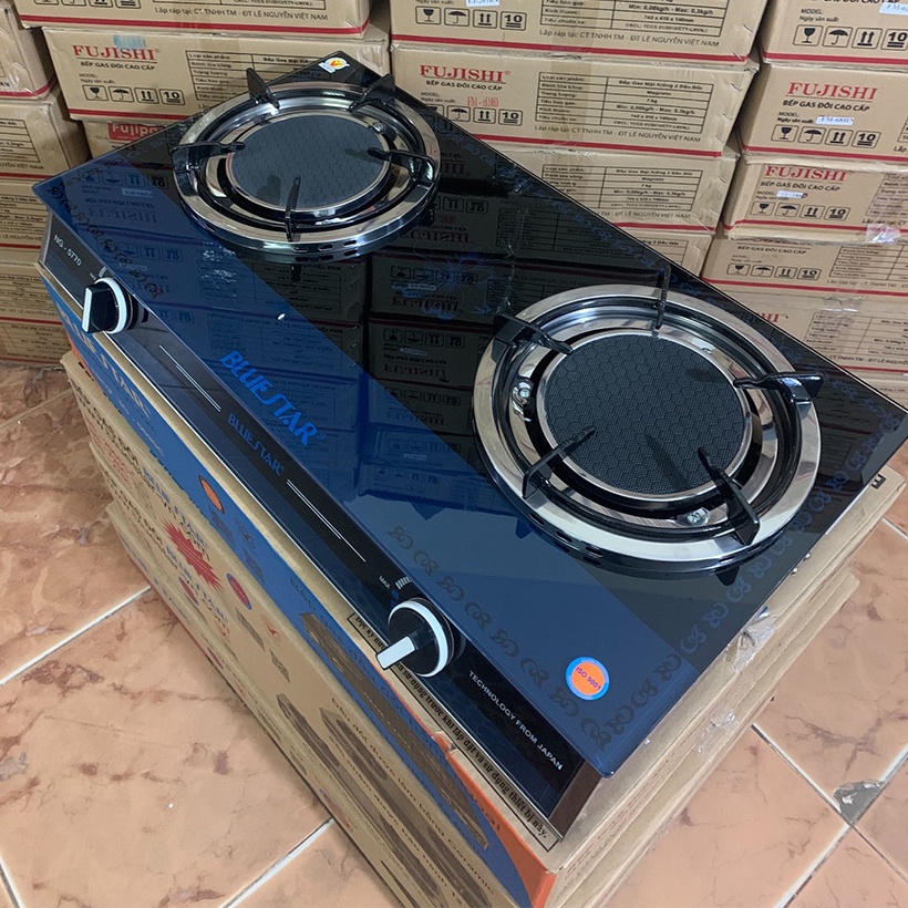 Bếp gas hồng ngoại BLUESTAR NG-5770C, 2 vòng lửa có đầu hâm