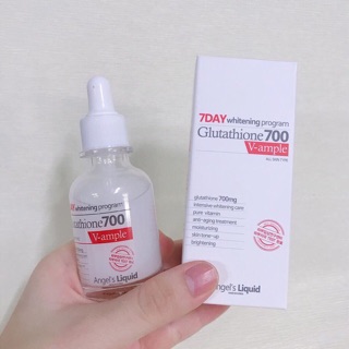 Huyết Thanh Trắng Da 7day Whitening Program Glutathione 700 V-Ample