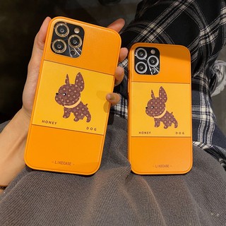 Ốp lưng iphone hoạ tiết lv chó cao cấp