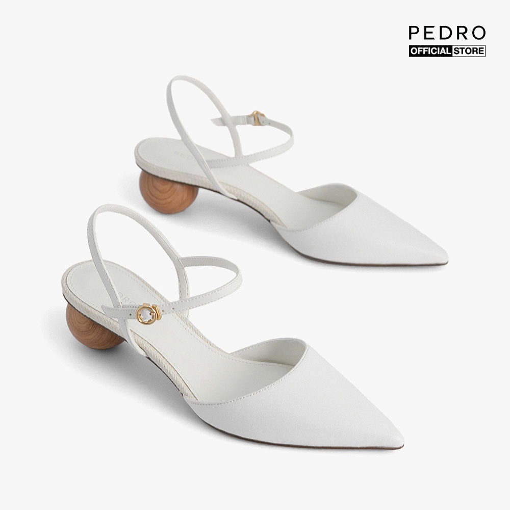 PEDRO - Giày cao gót mũi nhọn Leather Pointed Toe PW1-26480059-03