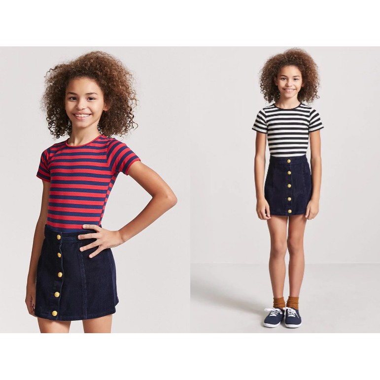 Bodysuit F21 sọc ngắn tay | BigBuy360 - bigbuy360.vn