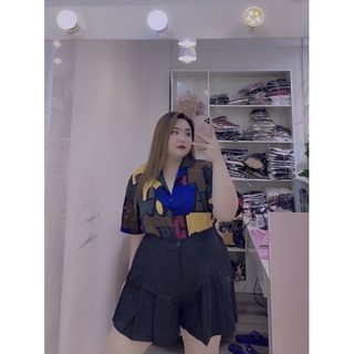 Quần váy xếp ly bigsize