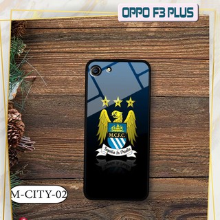 Ốp lưng kính 3D OPPO F3 Plus-hình đội bóng