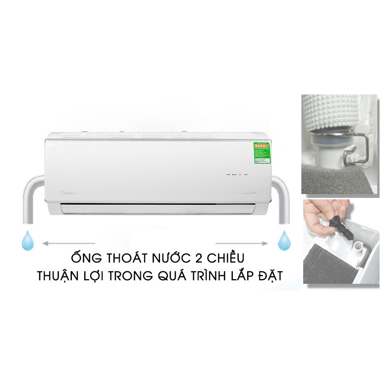 Máy lạnh Midea Inverter 1 HP MSAFA-10CRDN8 (Miễn phí giao tại HCM-ngoài tỉnh liên hệ shop)