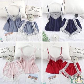 Set Đồ Ngủ Bằng Lụa Thời Trang Dành Cho Nữ