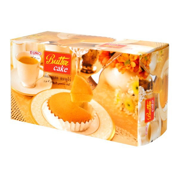 Bánh Bông Lan Butter Cake Euro Thái Lan 160gr /hộp 4 cái