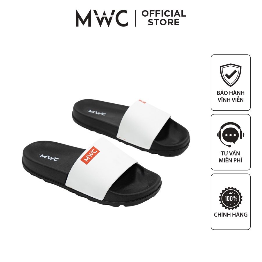Dép MWC 7748 - Dép Nam Quai Ngang Trơn Phong Cách Trẻ Trung Năng Động, Dép Quai Ngang Nam Đẹp, Mẫu Mới, Đi Mềm Êm Chân