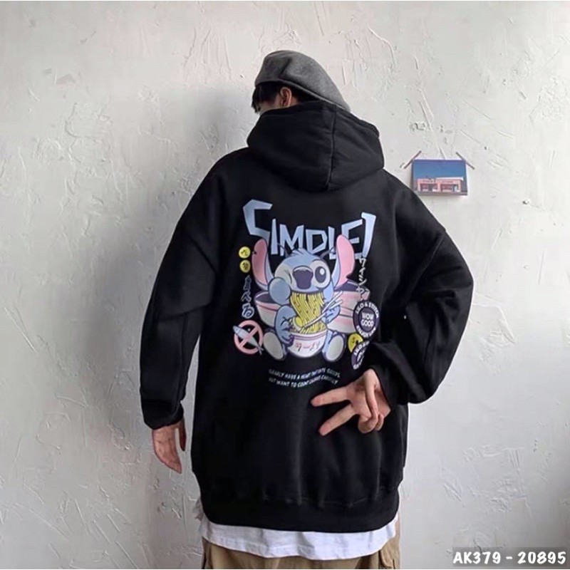 Áo Khoác Hoodie Nam Nữ Nỉ Bông Dày Dặn Form Rộng Unisex Áo Hoodie Nam Sweater Nam Nữ In Hình STICK - AK3379