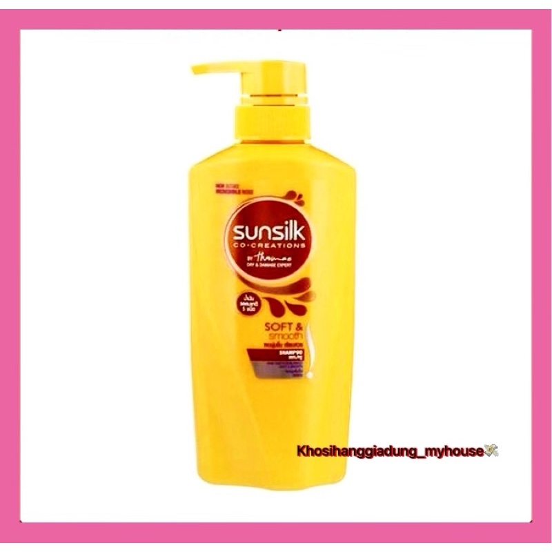 Dầu gội Sunsilk mềm mượt dịu kì 650g và 170g