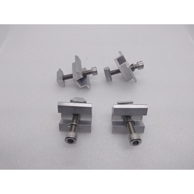 Bát Kẹp Giữa Năng Lượng Mặt Trời_ 35-40 MM_Bulong Inox 304_Pát Kẹp Xà Gồ Solar_Bát T Cho Tấm Pin Solar