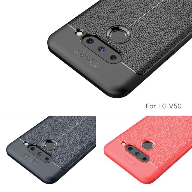 Ốp lưng LG V50 ThinQ / LG V40 💥Freeship💥 chống sốc vân da hiệu Auto Focus siêu bền