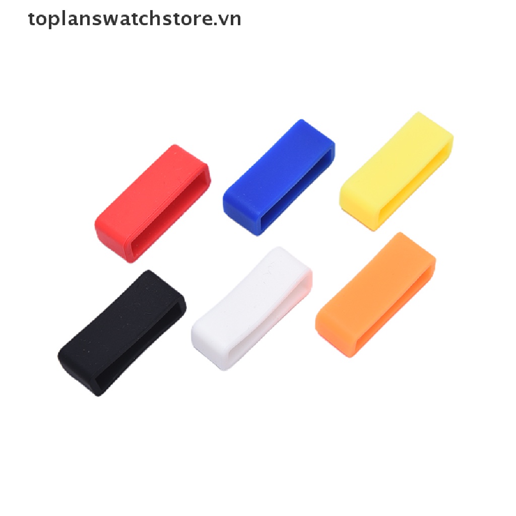Set 2 Dây Đeo Đồng Hồ Bằng Silicon Nhiều Màu