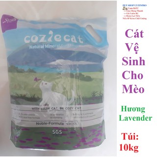CÁT VỆ SINH CHO MÈO Cozie Cat Hương Lavender Túi 10kg