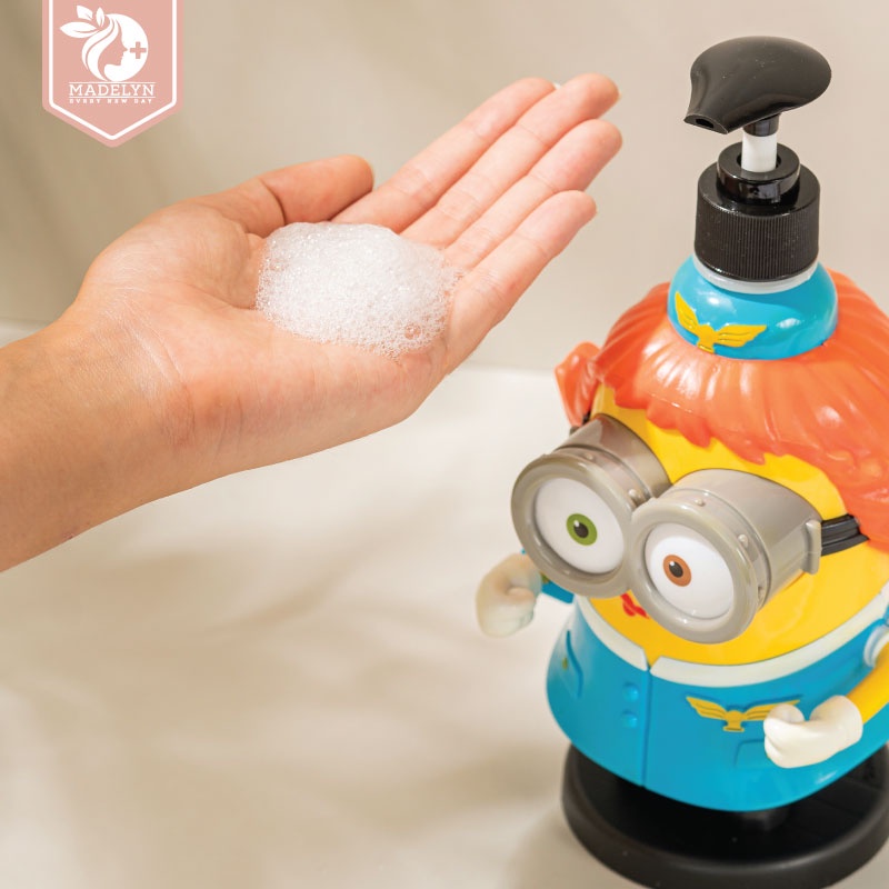 Sữa tắm trắng da Chamm dưỡng thể dưỡng trắng da Thái Lan Sữa tắm Minion Body Wash Sweet Blossom Limited cao cấp dưỡng ẩm