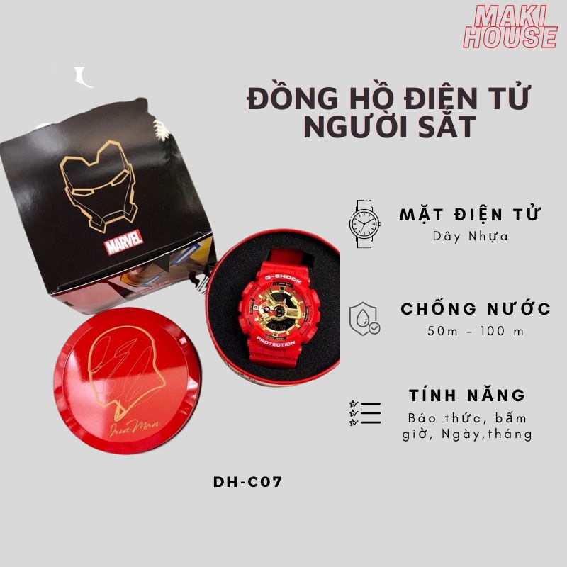 Đồng Hồ Điện Tử Casio Siêu Anh Hùng cho bé trai