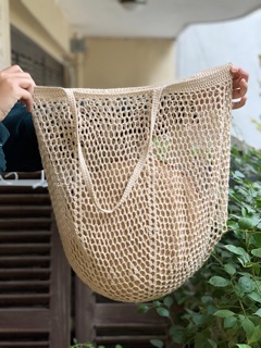 Túi lưới sợi cotton móc thủ công Friendly Kitchen