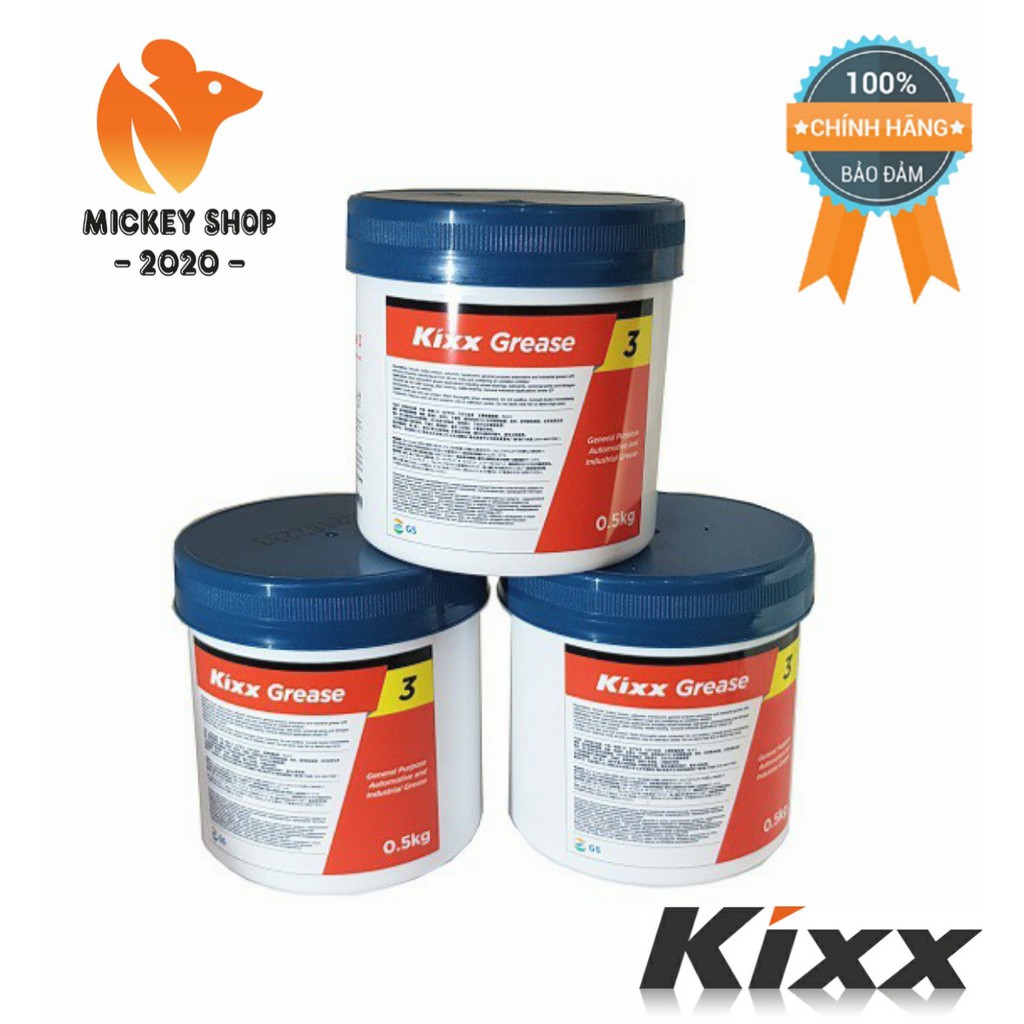 [Pro] Mỡ Bò Đa Dụng KIXX Grease 3 500g Chính Hãng - Mickey2020shop