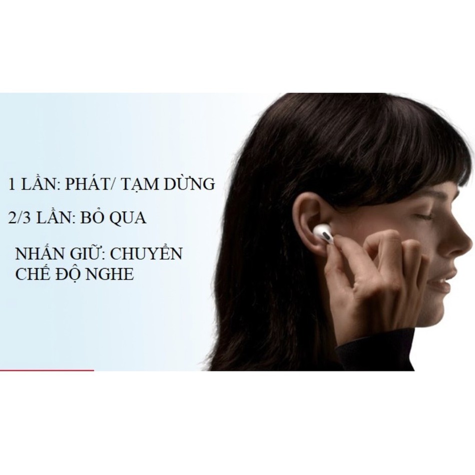 Tai Nghe Không Dây Bluetooth Airpods 1 Pro Có Micro Chống Ồn - Tai Nghe Tws Samsung, Iphone Nhét Tai Giá Rẻ Cho Gaming